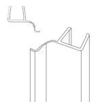 Foldaway Deflector Seal 10mm Glass
